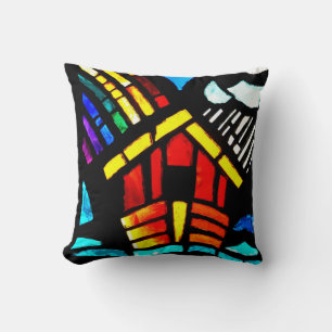 Noah's Ark Throw Pillow