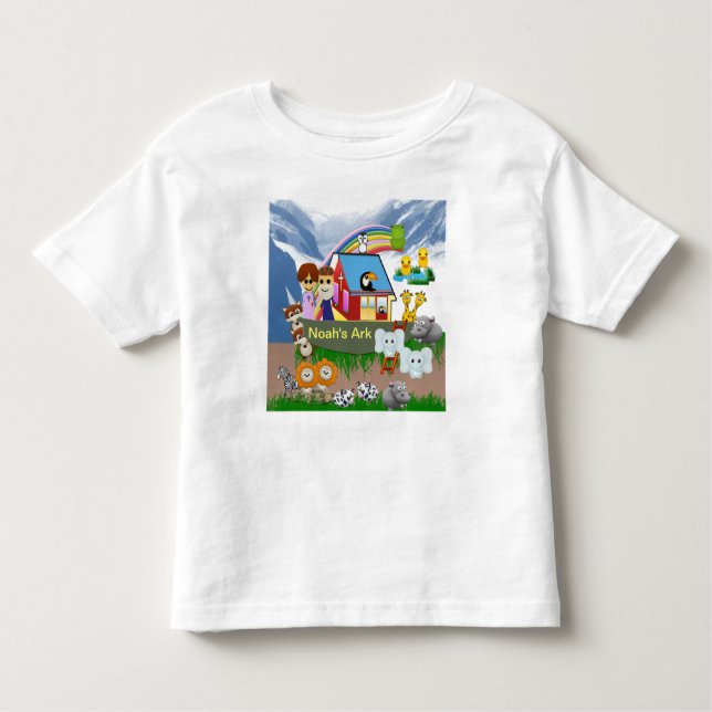 Noah's Ark Toddler T Shirt (Front)