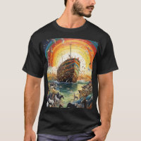 Noahs Ark Watercolor