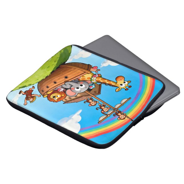 Noah's Great Ark Adventure Laptop Sleeve (Front Top)