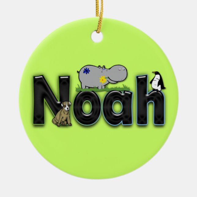 Noah's room ceramic ornament (Front)