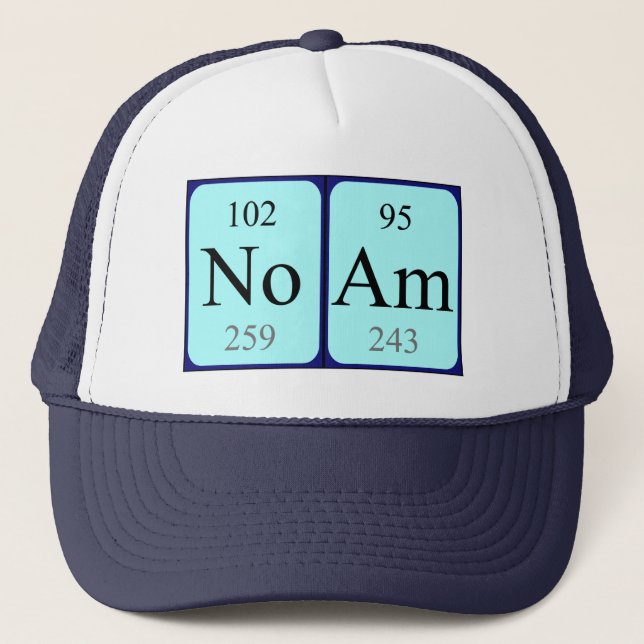 Noam periodic table name hat (Front)