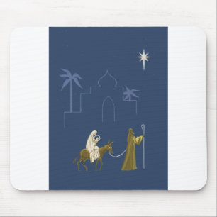 NOB161 Mary and Joseph.tif Mouse Pad