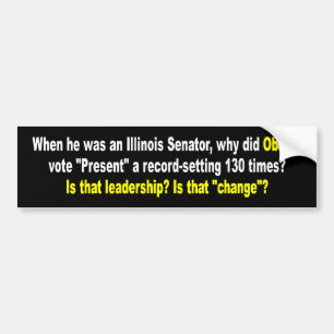 NOBAMA 0034 BUMPER STICKER