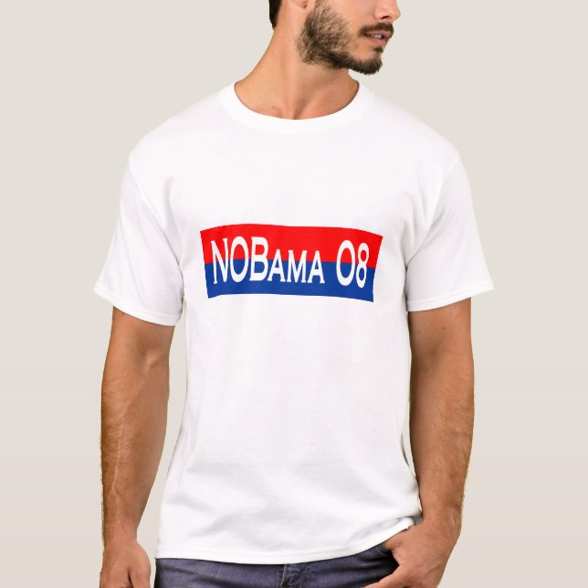 NOBama 08 T-Shirt (Front)