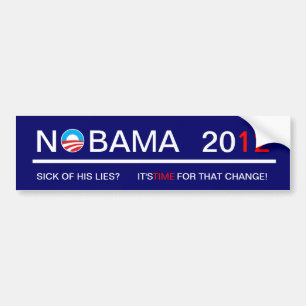 Nobama 2012 bumper sticker