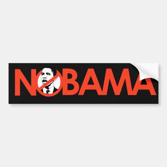 NOBAMA BUMPER STICKER (Front)