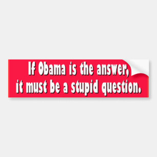 NOBAMA BUMPER STICKER