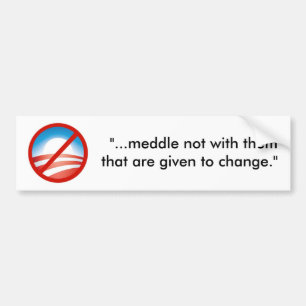Nobama Bumper Sticker