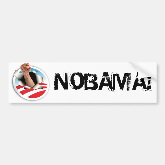 NOBAMA BUMPER STICKER (Front)