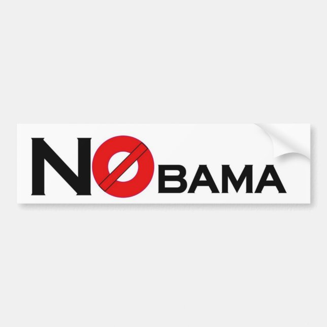 NObama Bumper Sticker (Front)