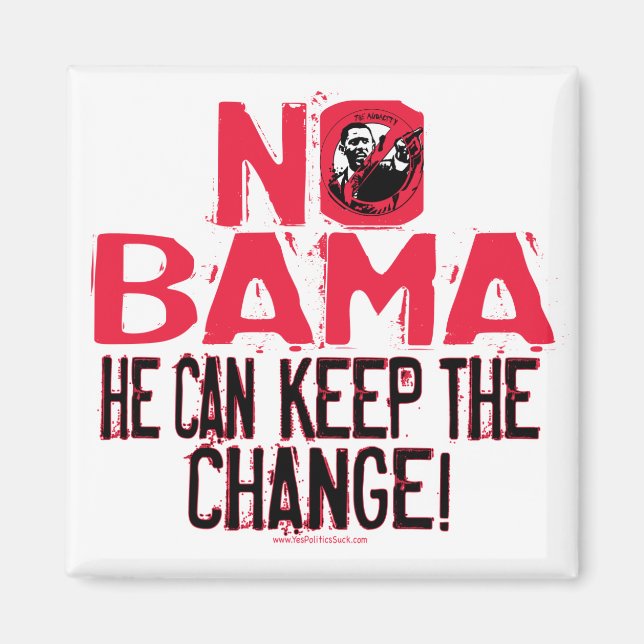Nobama Keep the Change Magnet (Front)