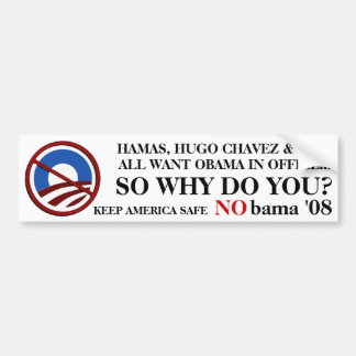 NObama Terrorists Bumper Sticker