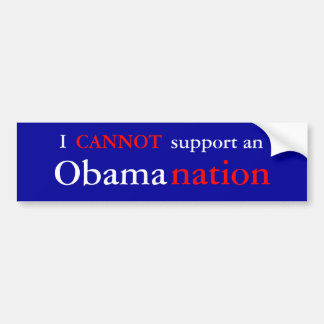 NObamaNation Bumper Sticker