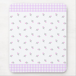 Nobara Check Pink Mouse Pad