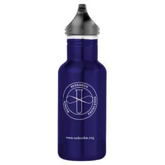 NOBCChE White Logo 532 Ml Water Bottle