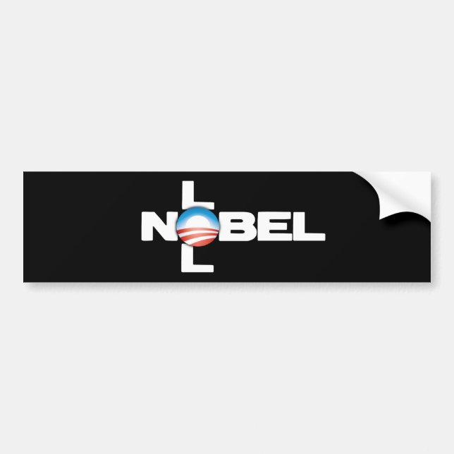 Nobel LOL Bumper Sticker (Front)