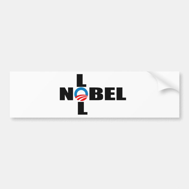 NOBEL LOL BUMPER STICKER (Front)