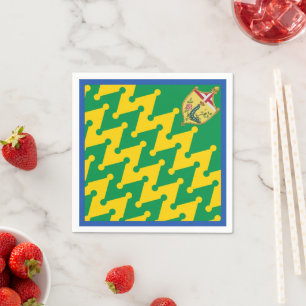 Nobile Contrada del Bruco (Caterpillar) Palio Napkin