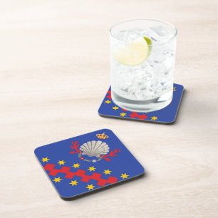 Nobile Contrada del Nicchio (Seashell) Coaster