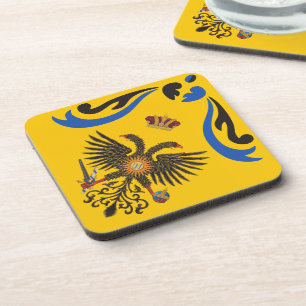 Nobile Contrada dell'Aquila Palio di Siena (Eagle) Coaster