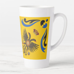 Nobile Contrada dell'Aquila Palio di Siena (Eagle) Latte Mug