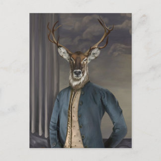Noble Beasts - Dandy Deer  Postcard