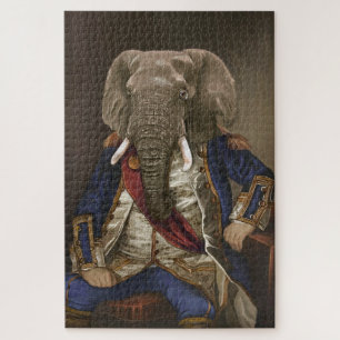 Noble Beasts - Dandy Elephant Poster Jigsaw Puzzle