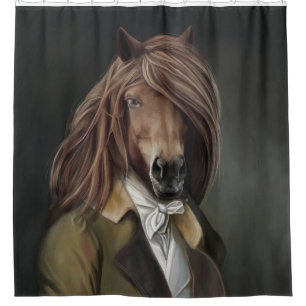 Noble Beasts - Dandy Horse  Shower Curtain