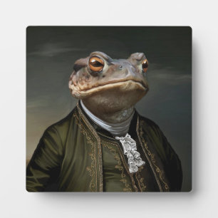 Noble Beasts - Dandy Toad Plaque