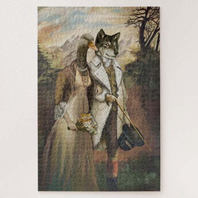 Noble Beasts - Wolf in Sheep's Clothing Jigsaw Puzzle (Vertical)