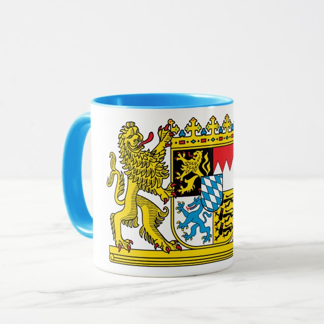 noble cup with Bavarian coat of arms (Front Left)