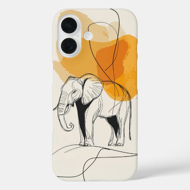 Noble Elephant Grace iPhone / iPad case (Back)