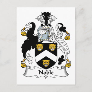 Noble Family Crest Postcard