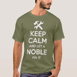 NOBLE Funny Surname Birthday Family Tree Reunion T-Shirt