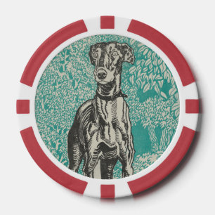 Noble Greyhound Design: The Greyhound(1912) Poker Chips