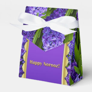 Noble Happy Norooz Hyacinths - Favour Box Tent