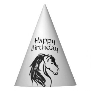 Noble Horse Head Birthday Party Hat