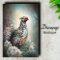 Noble Quail Decoupage