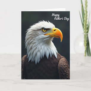 Noble Raptor Fathers Day Card