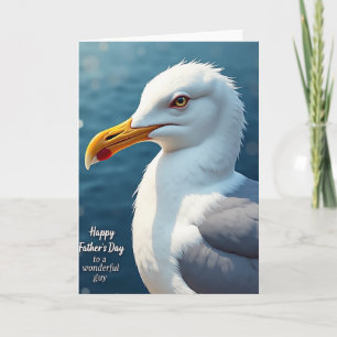 Noble Seabird Fathers Day Card