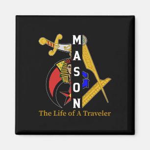 Noble Shriner Mason The Life Of Traveller Freemaso Magnet