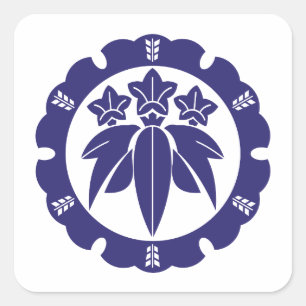 Noble Spirit, Pure Heart — The KAMON Collection — Square Sticker