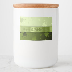 Noble St. Patrick's Day Shamrocks Container Label
