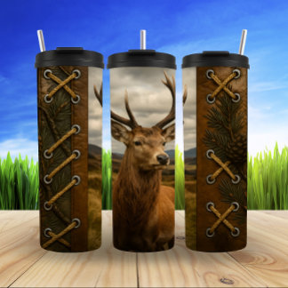 Noble Stag, Wilderness Frame Thermal Tumbler