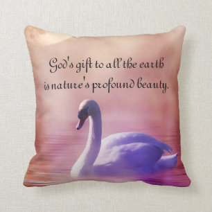 Noble Swan Cushion