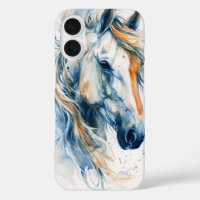 Noble White Horse