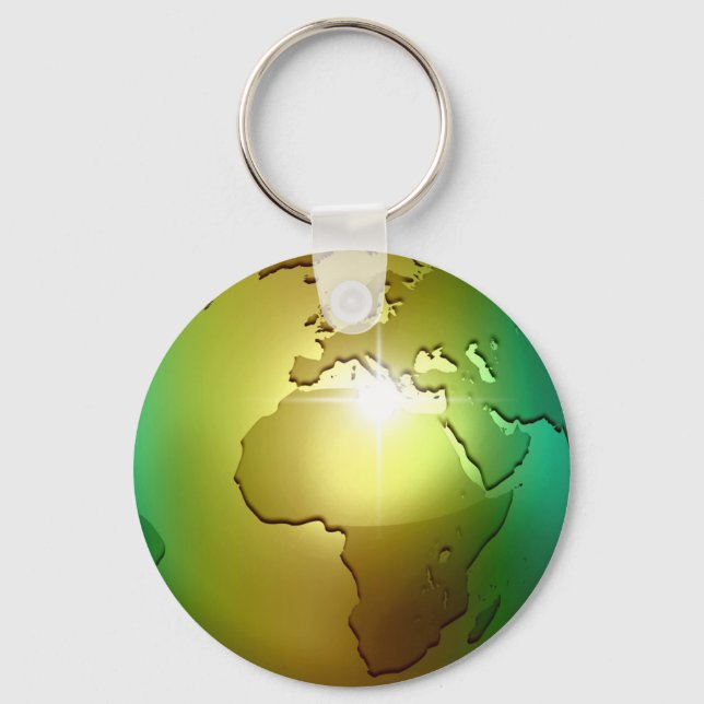 Noble World Globe - Keychain (Front)