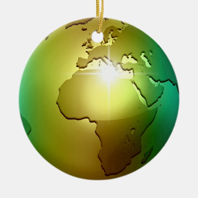 Noble World Globe - Ornament (Front)