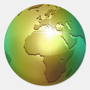 Noble World Globe - Sticker